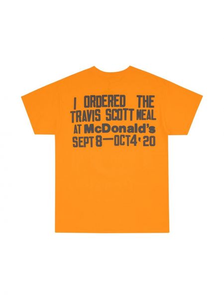 Camiseta Travis Scott naranja
