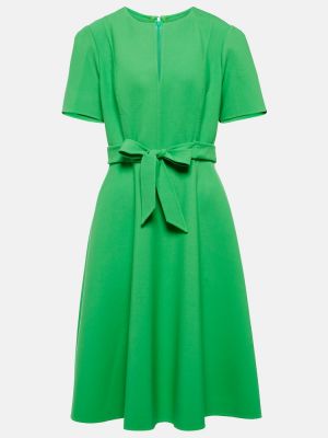 Вовняне Сукня Oscar De La Renta, зелене