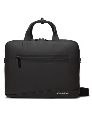 Torba na laptopa Calvin Klein czarna