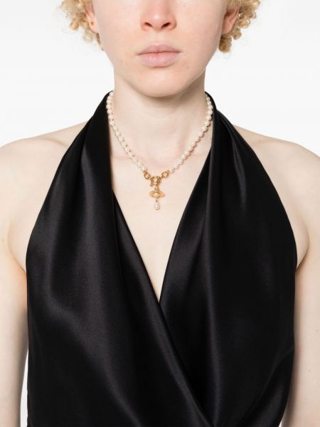 Kaklarota ar pērļu Vivienne Westwood zelts