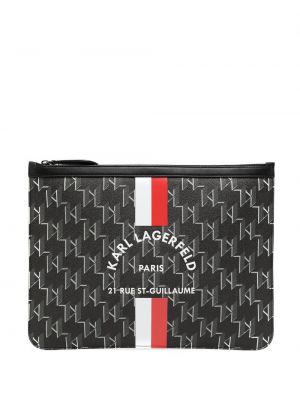 Clutch torbica s printom Karl Lagerfeld