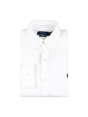 Camicia di cotone Ralph Lauren bianco
