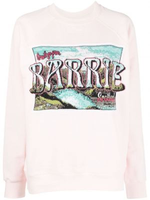 Raštuotas medvilninis džemperis Barrie rožinė