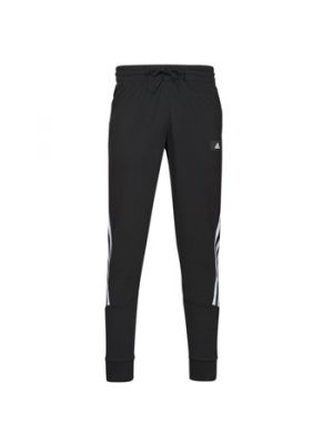 Pantaloni a righe Adidas nero