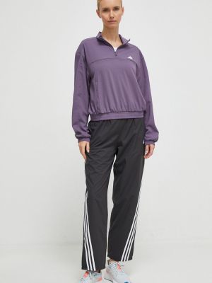Pulover Adidas Performance vijolična