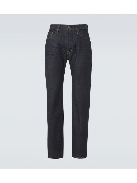 Ince skinny fit jean pantolon Tom Ford mavi