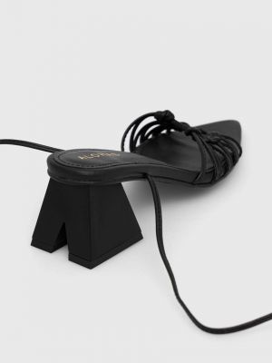 Kožené sandály Alohas černé