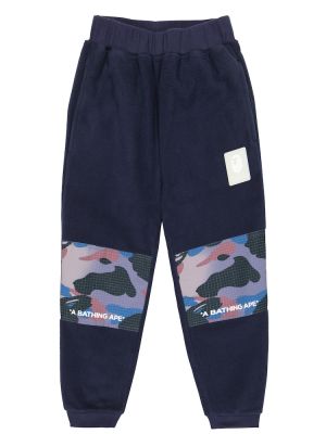 Fleece sportsbukse for gutter Bape Kids blå