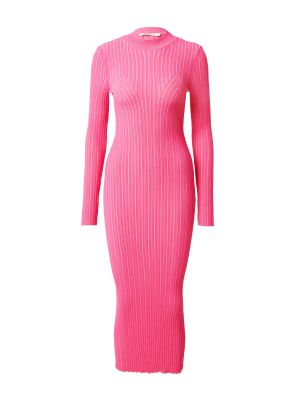 Плетена плетена рокля Na-kd розово