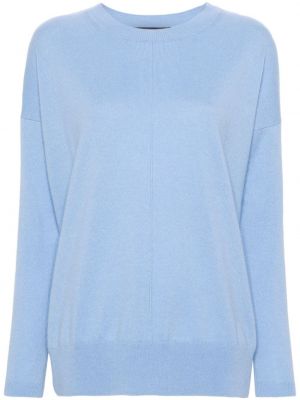 Kašmírový svetr s kulatým výstřihem Incentive! Cashmere modrý