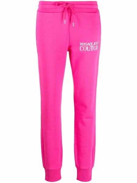 Pantalones de chándal Versace Jeans Couture rosa