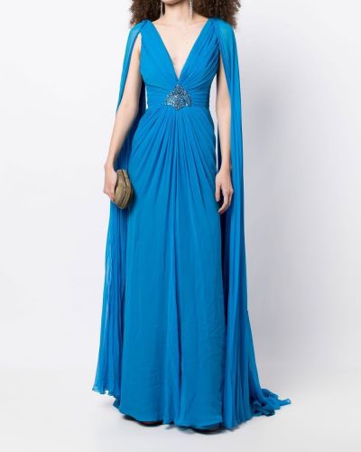 Sukienka wieczorowa Jenny Packham niebieska