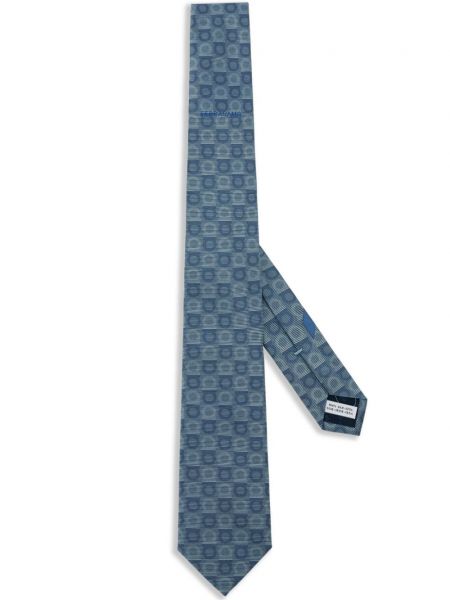 Žakardinis šilkinis kaklaraištis Ferragamo