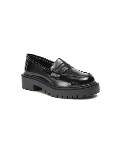 Pantofi loafer Simple negru