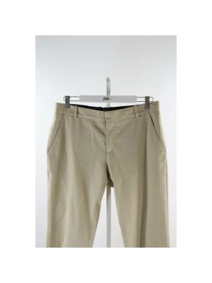 Pantalones de algodón Balmain Pre-owned beige