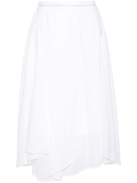 Ασύμμετρη φούστα Peserico λευκό