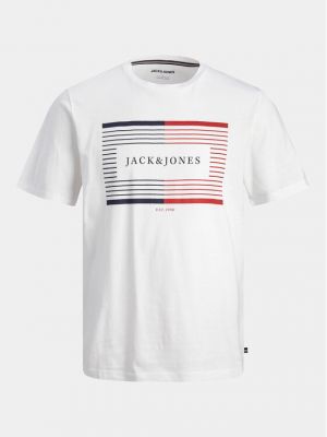 Marškinėliai Jack&jones balta