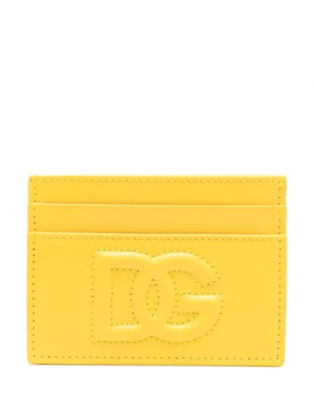 Portefeuille Dolce & Gabbana jaune