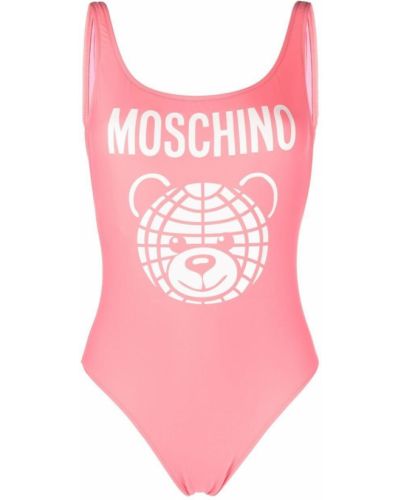 Baddräkt Moschino rosa