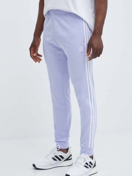 Αθλητικό παντελόνι Adidas Originals μωβ