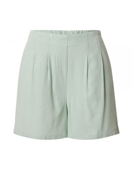 Lanene kratke hlače Vero Moda zelena