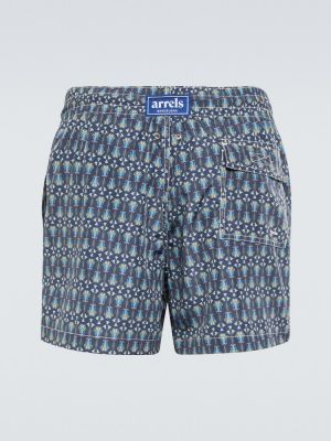 Shorts mit print Arrels Barcelona blau