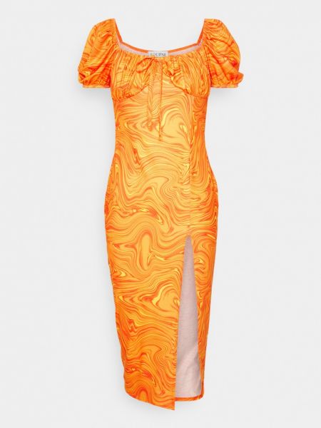 Sukienka In The Style pomarańczowa