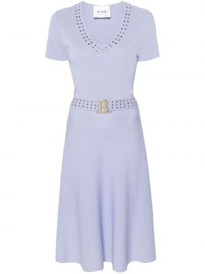 Krištáľové šaty Blugirl fialová