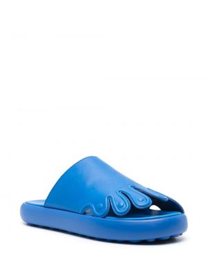 Dabīgās ādas kurpes Camperlab zils