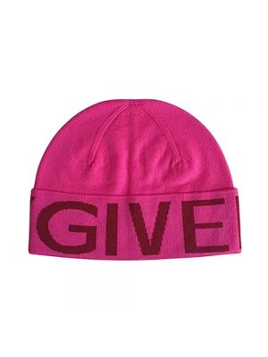 Różowa czapka Givenchy