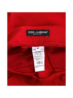 Falda de seda Dolce & Gabbana Pre-owned rojo