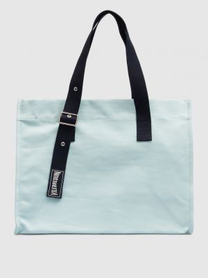 Пляжна сумка Vilebrequin блакитна