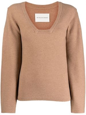 Stickad tröja By Malene Birger beige