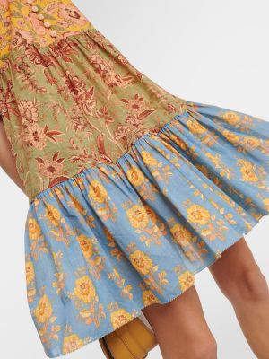Květinové bavlněné šaty Zimmermann
