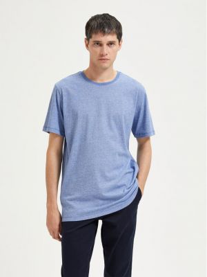 T-shirt Selected Homme blu