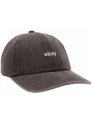 Czarna czapka z daszkiem Obey