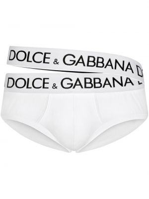 Slip a righe Dolce & Gabbana bianco