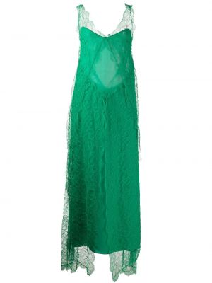 Κοκτέιλ φόρεμα Khaite πράσινο