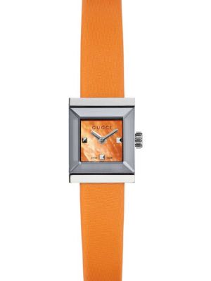 Оранжевые часы Gucci