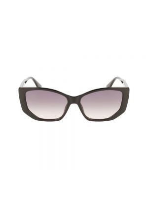 Okulary przeciwsłoneczne bawełniane Karl Lagerfeld czarne