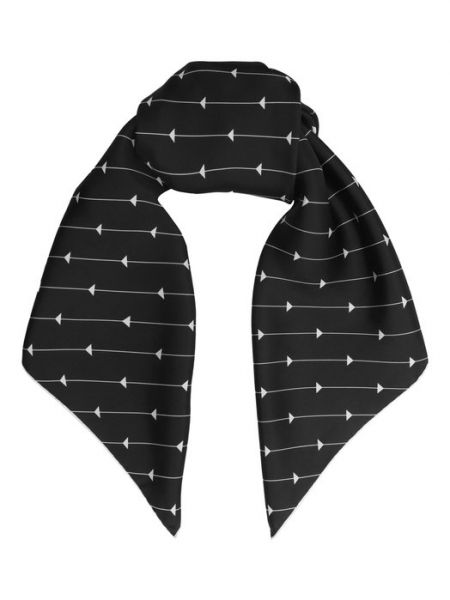 Шелковый платок Prada черный
