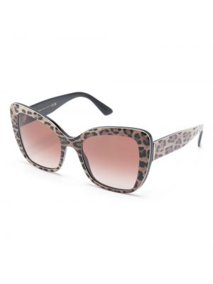 Oversize слънчеви очила Dolce & Gabbana Eyewear кафяво