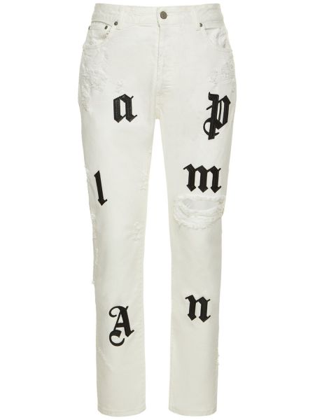 Jeans Palm Angels hvit