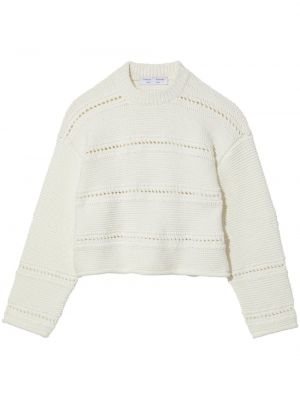 Пуловер Proenza Schouler White Label бяло