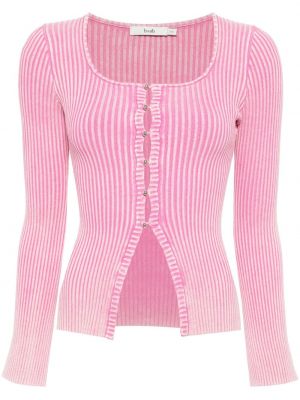 Cardigan en tricot B+ab rose