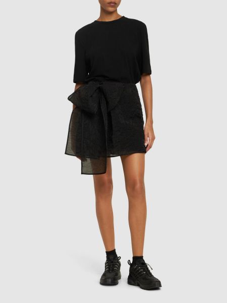 Mini sukně s mašlí Cecilie Bahnsen černé