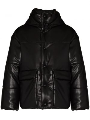 Dūnu jaka ar kapuci Nanushka melns