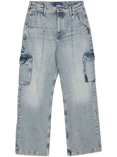 Straight fit jean pantolon Scotch & Soda mavi