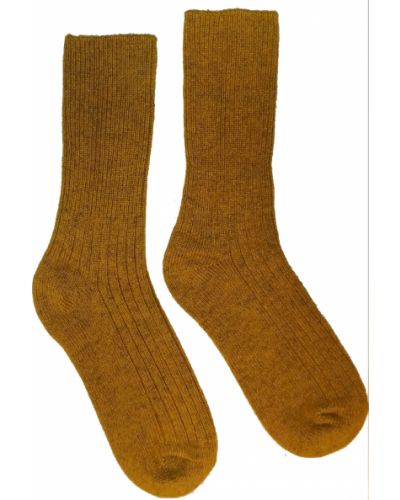 Шерстяные теплые носки в рубчик Kardesler