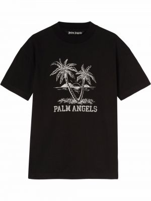 Tricou cu imagine Palm Angels negru